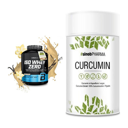 Basis-Set: BioTech Iso Whey Zero + Sinob Curcumin 95% – alle enthaltenen Artikel