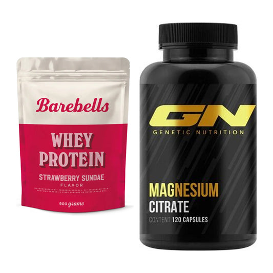Basis-Set: Barebells Whey Protein + GN Magnesium Citrate – alle enthaltenen Artikel