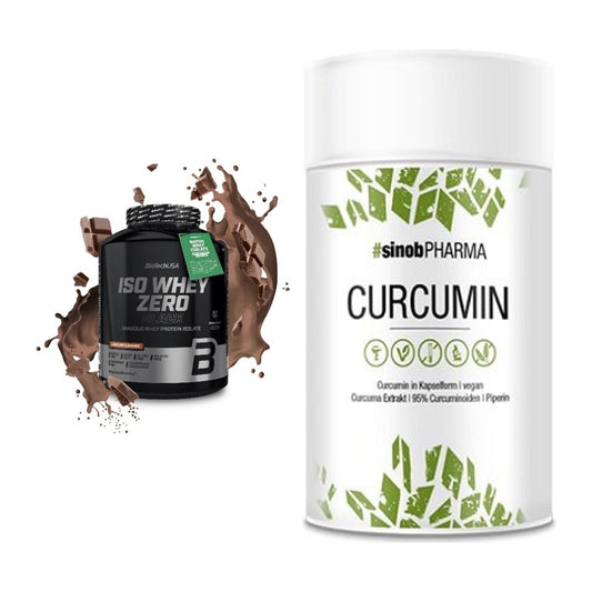 Basis-Set: BioTech Iso Whey Zero Black + Sinob Curcumin 95% – alle enthaltenen Artikel