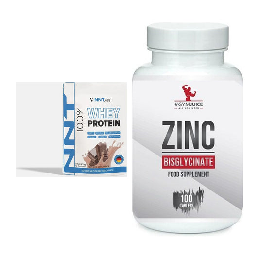 Basis-Set: NNT Whey + #GYMJUICE ZINC Bisglycinate – alle enthaltenen Artikel