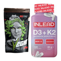 Basis-Set: Big Zone Battle Vegan + INLEAD Vitamin D3 + K2 + Magnesium – alle enthaltenen Artikel