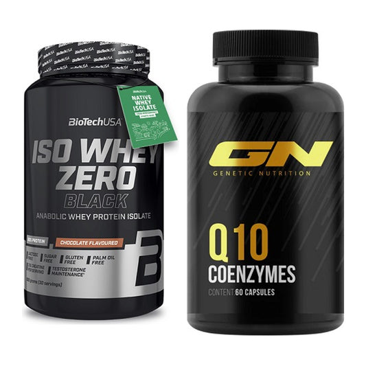 Basis-Set: BioTech Iso Whey Zero Black + GN Q10 Health Line – alle enthaltenen Artikel