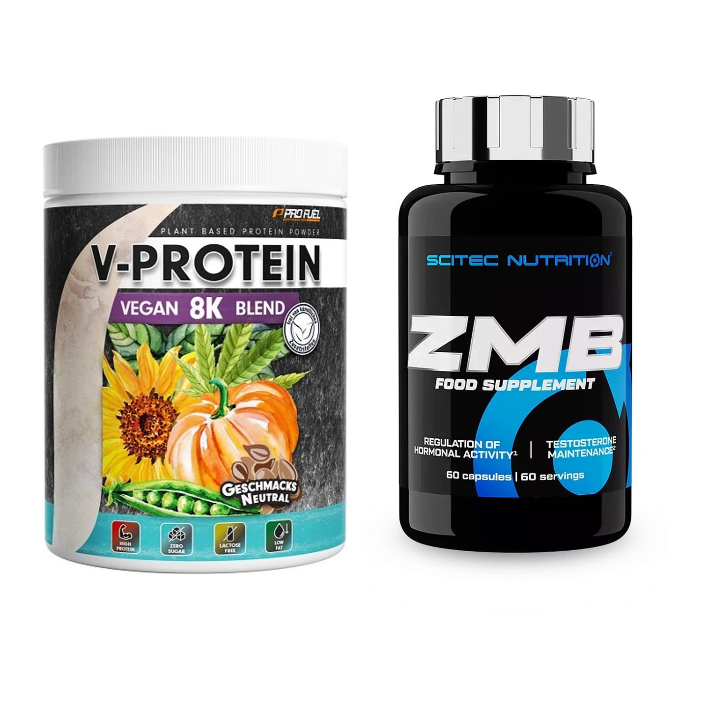 Basis-Set: ProFuel V-Protein Vegan 8K Blend + Scitec ZMB – alle enthaltenen Artikel