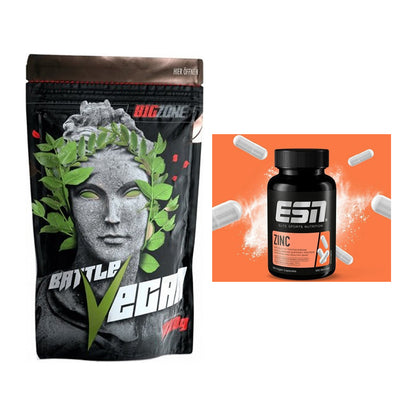 Basis-Set: Big Zone Battle Vegan + ESN Zinc – alle enthaltenen Artikel