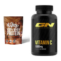 Basis-Set: Wispy Whey 100% + GN Vitamin C Health Line – alle enthaltenen Artikel