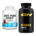 Basis-Set: BioTech 100% Pure Whey + GN Vitamin B-Complex – alle enthaltenen Artikel