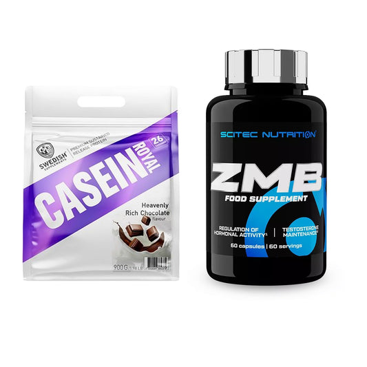 Basis-Set: Swedish Supplements Casein Royal + Scitec ZMB – alle enthaltenen Artikel