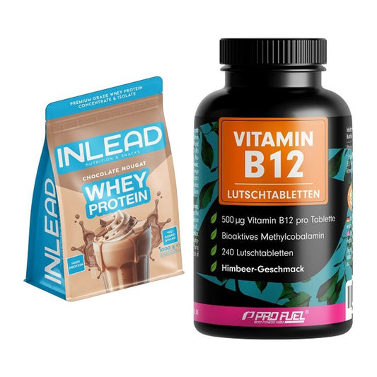 Basis-Set: INLEAD Whey Protein + ProFuel Vitamin B12 240 – alle enthaltenen Artikel