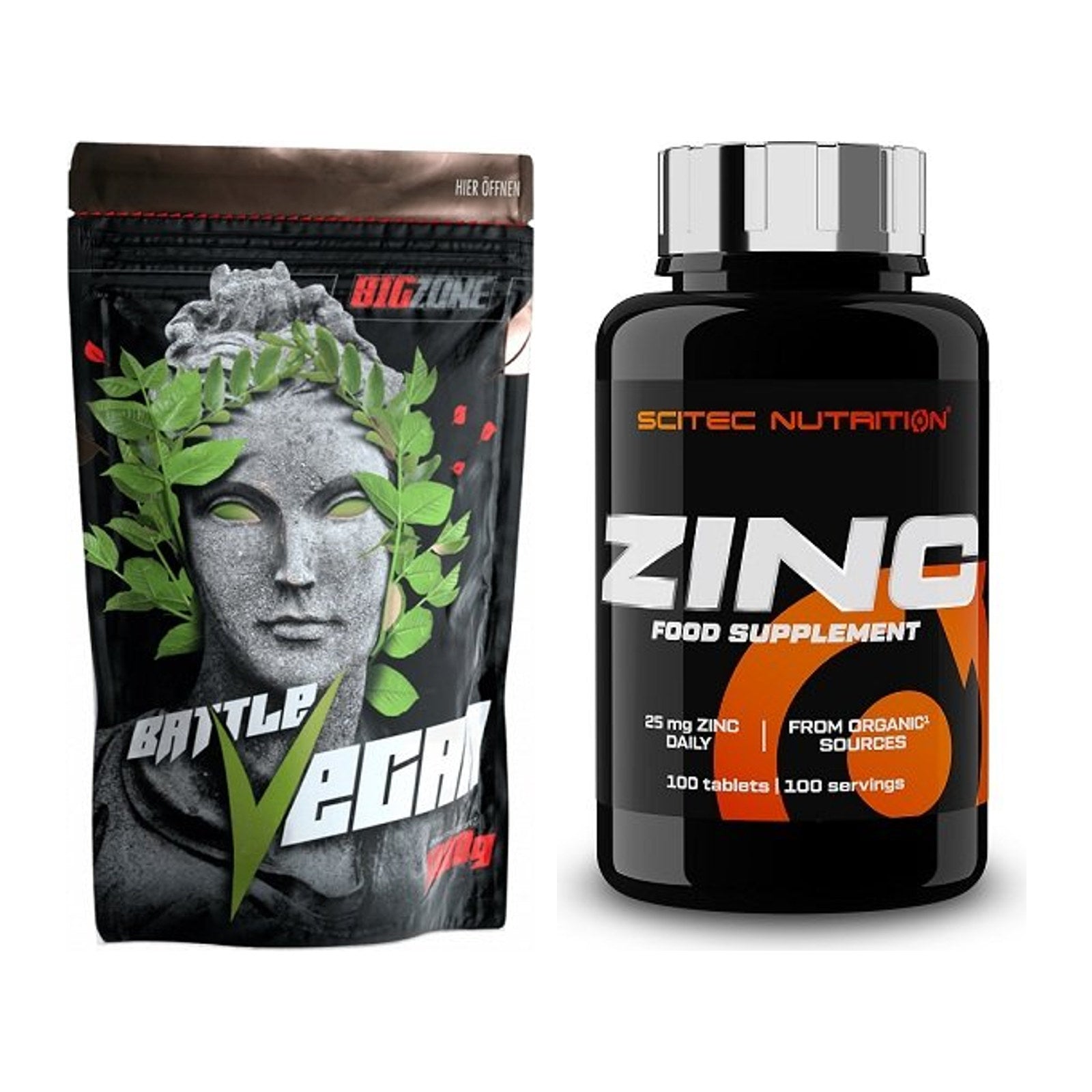 Basis-Set: Big Zone Battle Vegan + Scitec Zinc – alle enthaltenen Artikel