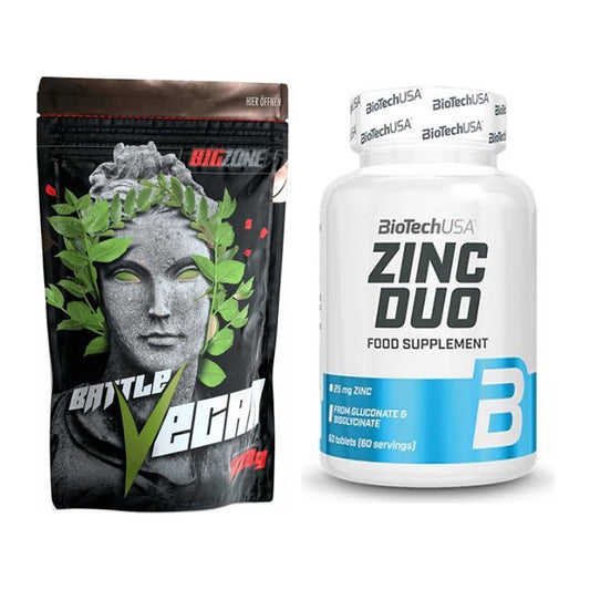 Basis-Set: Big Zone Battle Vegan + BioTech Zinc Duo – alle enthaltenen Artikel