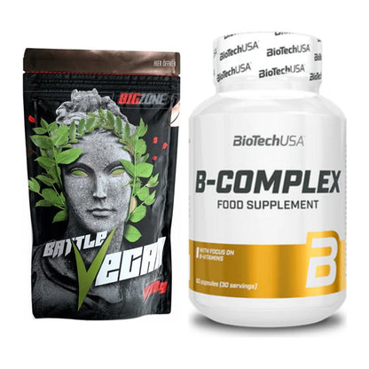 Basis-Set: Big Zone Battle Vegan + BioTech B Complex 60 Tabl. – alle enthaltenen Artikel