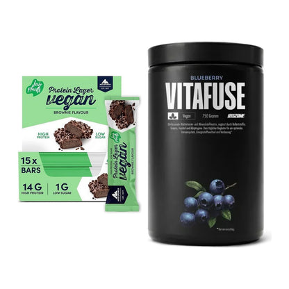 Basis-Set: Multipower Vegan Protein Layer Bar + Big Zone Vitafuse – alle enthaltenen Artikel