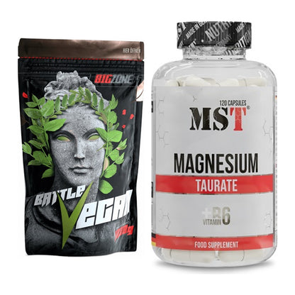 Basis-Set: Big Zone Battle Vegan + MST Magnesium Taurat – alle enthaltenen Artikel