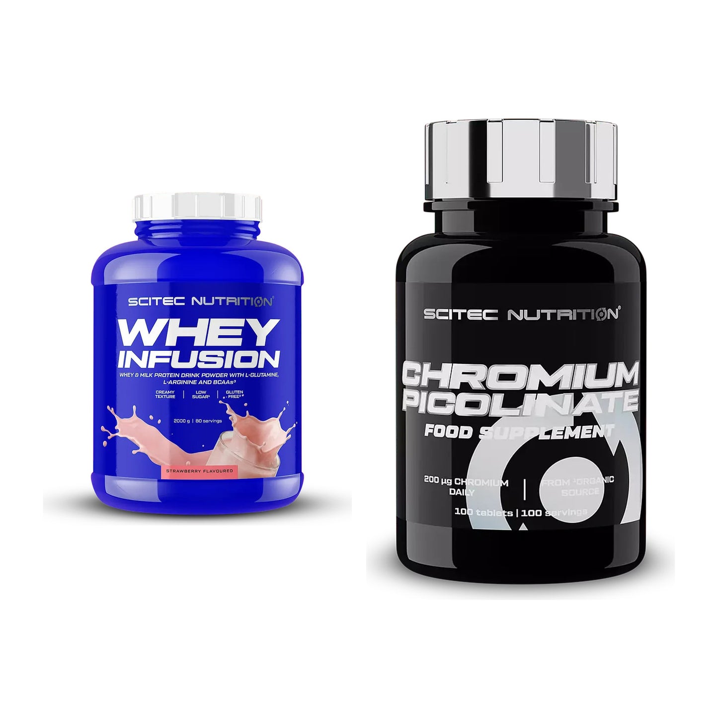 Basis-Set: Scitec Whey Infusion + Scitec Chromium Picolinate – alle enthaltenen Artikel