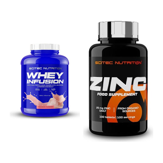 Basis-Set: Scitec Whey Infusion + Scitec Zinc – alle enthaltenen Artikel