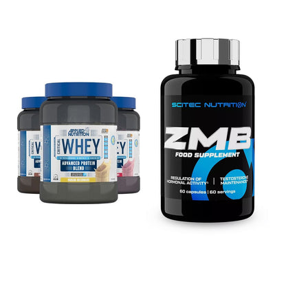 Basis-Set: Applied Nutrition Critical Whey + Scitec ZMB – alle enthaltenen Artikel