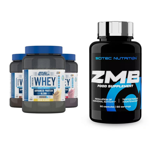 Basis-Set: Applied Nutrition Critical Whey + Scitec ZMB – alle enthaltenen Artikel