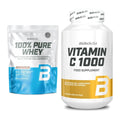 Basis-Set: BioTech 100% Pure Whey + BioTech Vitamin C 1000 250 Tabl. – alle enthaltenen Artikel