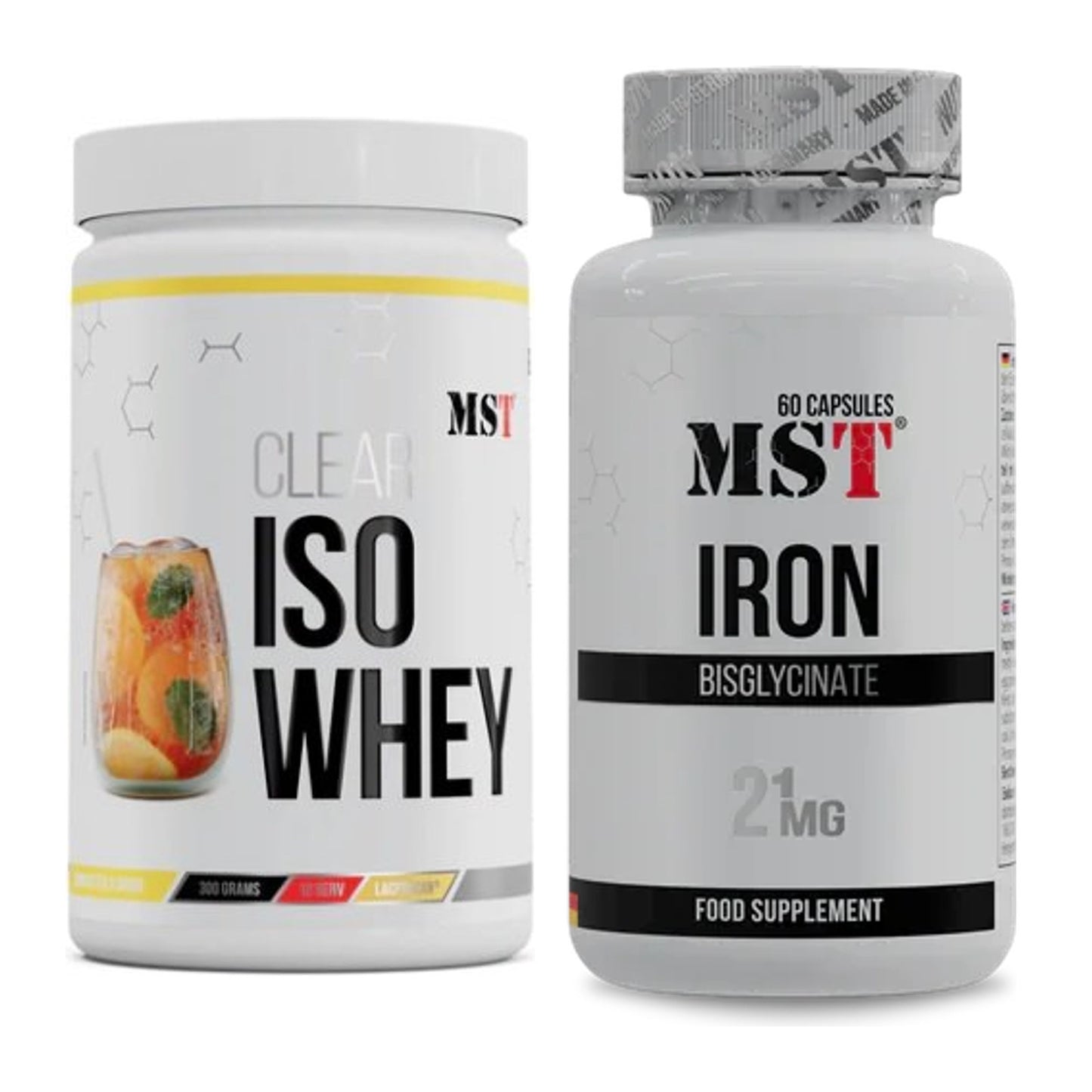 Basis-Set: MST Iso Clear + MST Iron Bisglycinate – alle enthaltenen Artikel