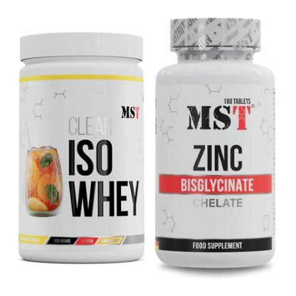 Basis-Set: MST Iso Clear + MST Zinc Chelate Bisglycinate – alle enthaltenen Artikel