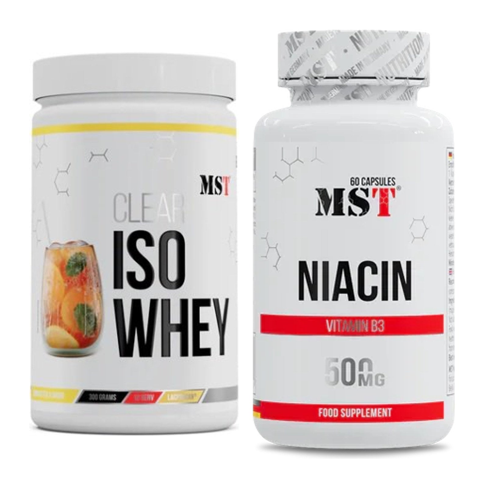 Basis-Set: MST Iso Clear + MST Niacin – alle enthaltenen Artikel