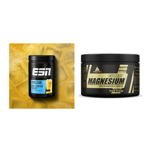 Basis-Set: ESN ISOCLEAR Whey Isolate + Peak Magnesium Citrat – alle enthaltenen Artikel