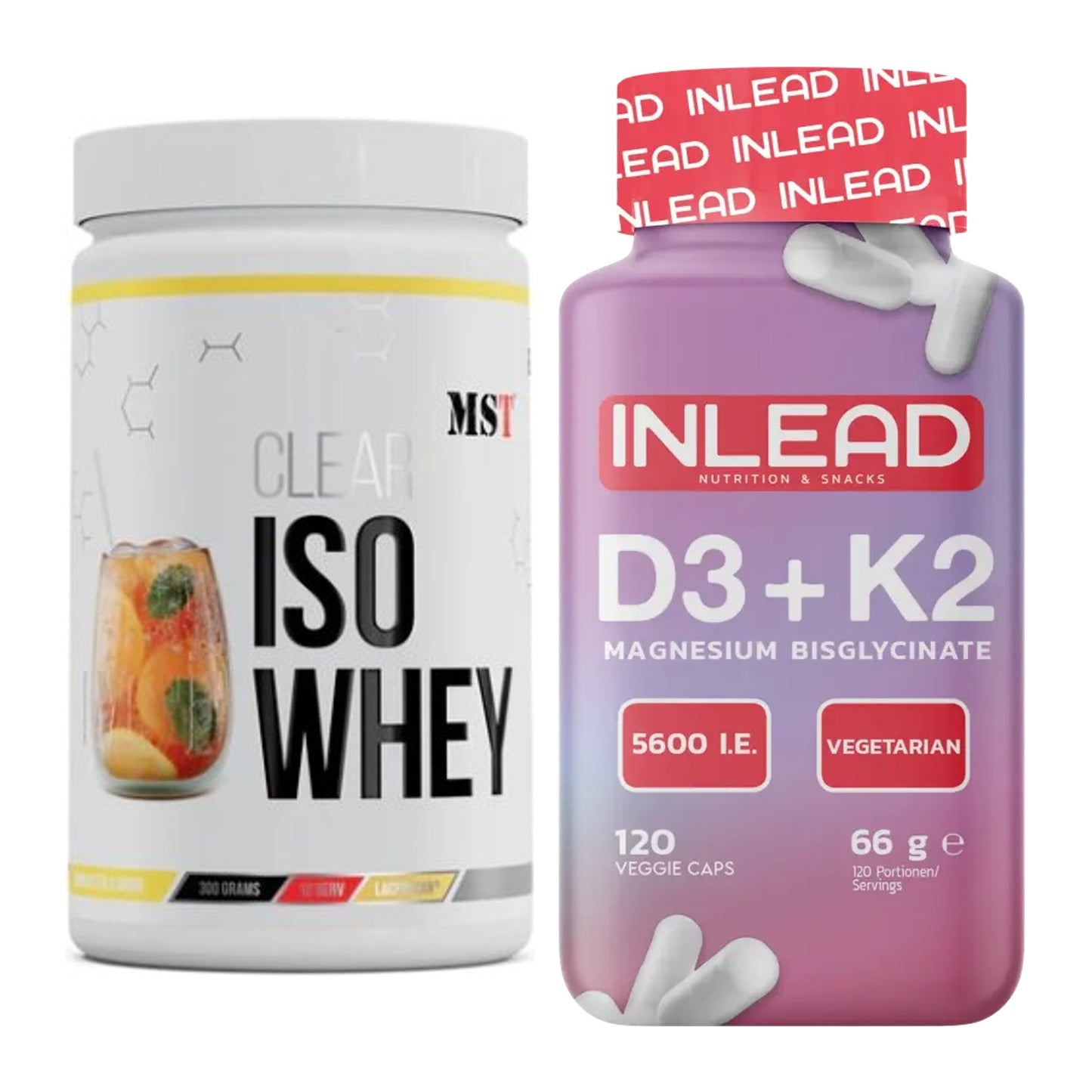 Basis-Set: MST Iso Clear + INLEAD Vitamin D3 + K2 + Magnesium – alle enthaltenen Artikel