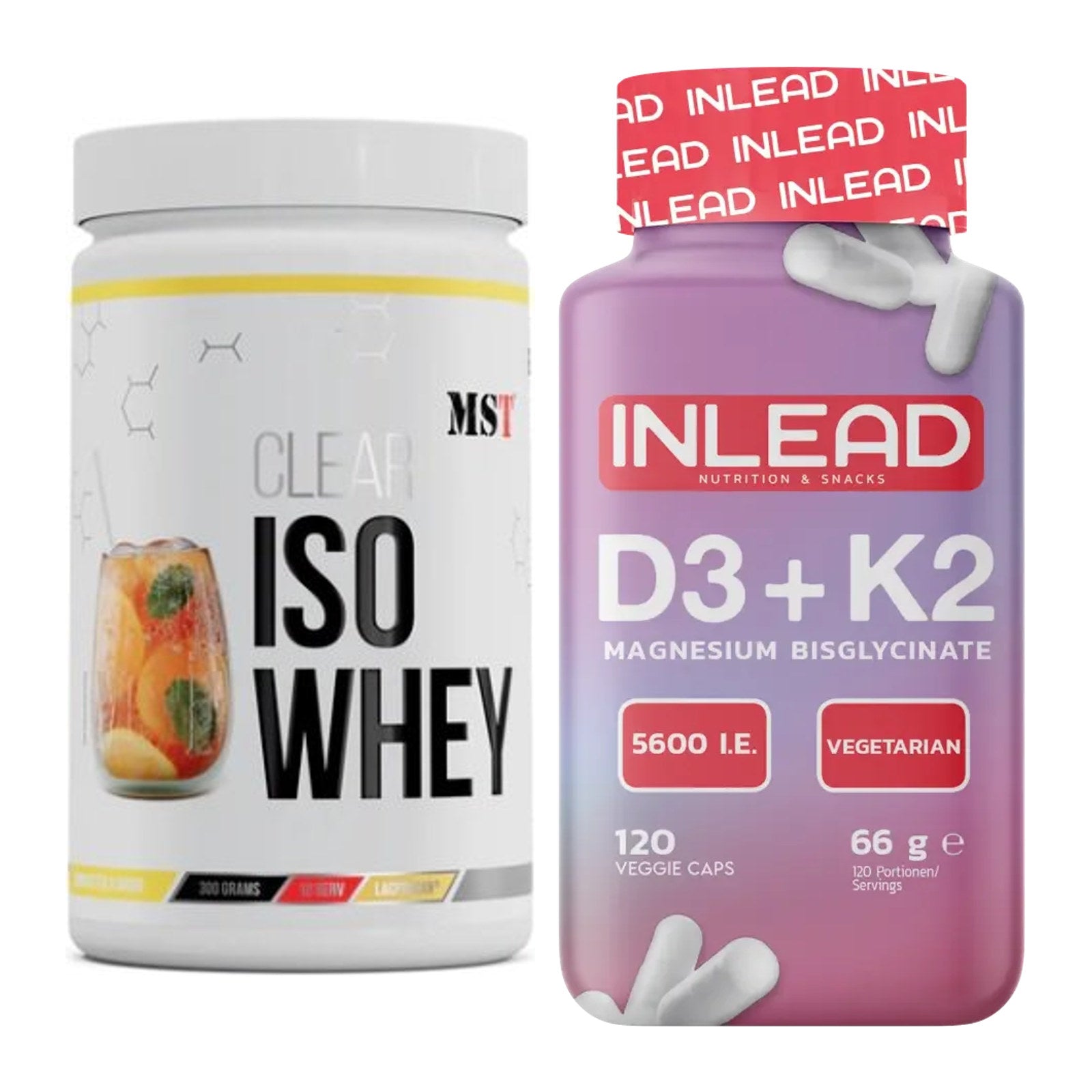 Basis-Set: MST Iso Clear + INLEAD Vitamin D3 + K2 + Magnesium – alle enthaltenen Artikel