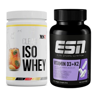 Basis-Set: MST Iso Clear + ESN Vitamin D3 + K2 – alle enthaltenen Artikel