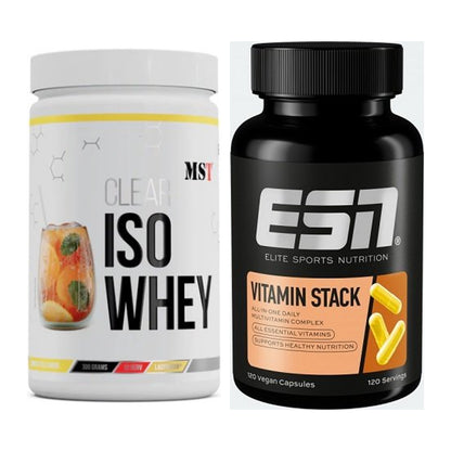 Basis-Set: MST Iso Clear + ESN Vitamin Stack – alle enthaltenen Artikel