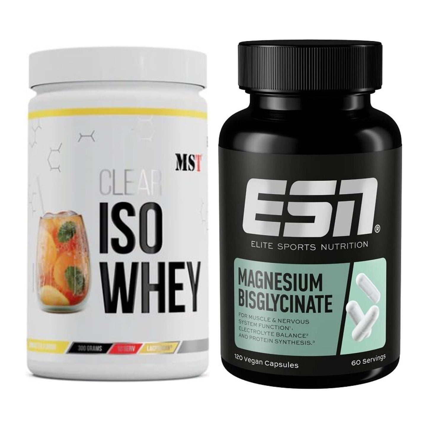Basis-Set: MST Iso Clear + ESN Magnesium Bisglycinat – alle enthaltenen Artikel