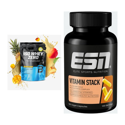 Basis-Set: BioTech Iso Whey Zero + ESN Vitamin Stack – alle enthaltenen Artikel