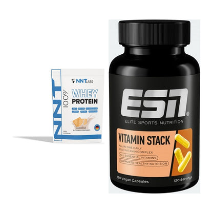 Basis-Set: NNT Whey + ESN Vitamin Stack – alle enthaltenen Artikel