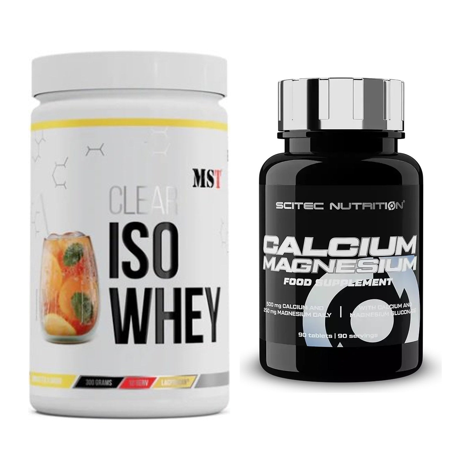 Basis-Set: MST Iso Clear + Scitec Calcium Magnesium – alle enthaltenen Artikel