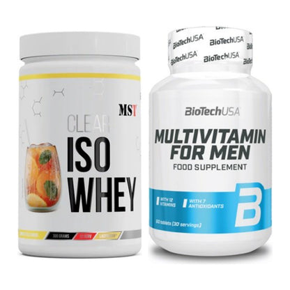 Basis-Set: MST Iso Clear + BioTech Multivitamin for Men 60 – alle enthaltenen Artikel