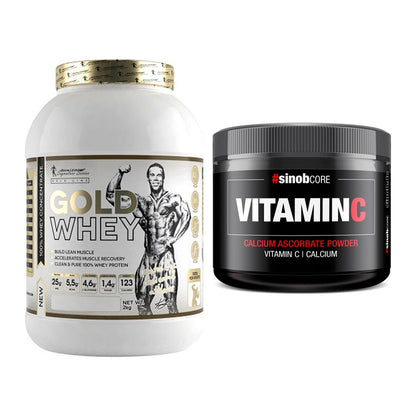 Basis-Set: Kevin Levrone Gold Whey + Sinob Vitamin C Calcium Ascorbate – alle enthaltenen Artikel