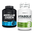 Basis-Set: BioTech Micellar Casein + BioTech Vitabolic 30 Tabl. – alle enthaltenen Artikel
