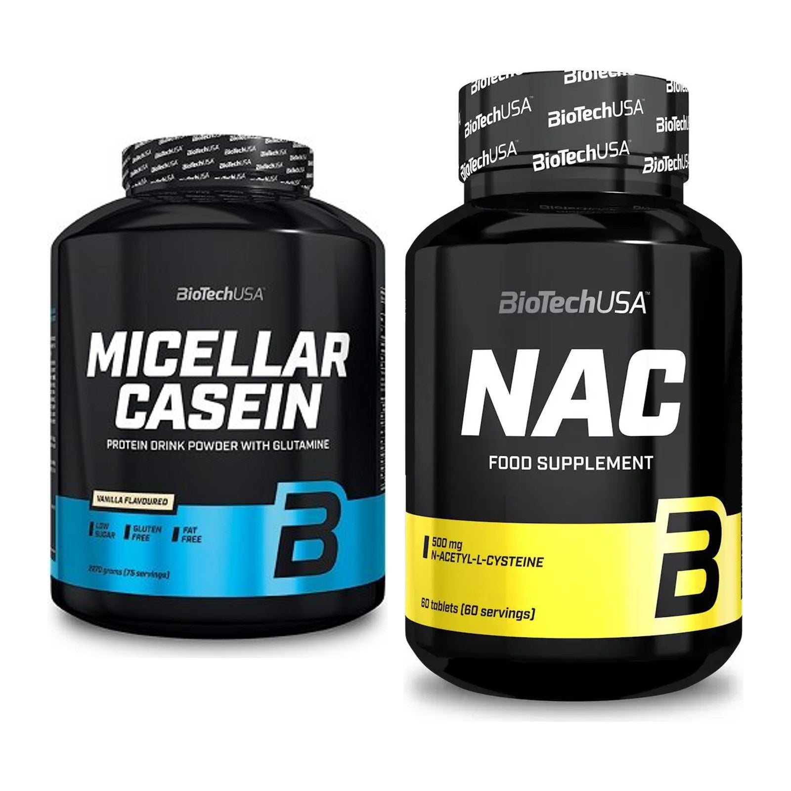 Basis-Set: BioTech Micellar Casein + BioTech NAC – alle enthaltenen Artikel