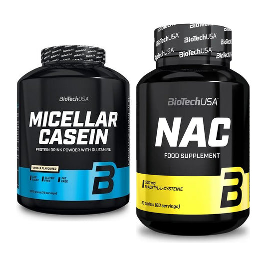 Basis-Set: BioTech Micellar Casein + BioTech NAC – alle enthaltenen Artikel