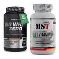 Basis-Set: BioTech Iso Whey Zero Black + MST All Vitamins 60 Pillen – alle enthaltenen Artikel