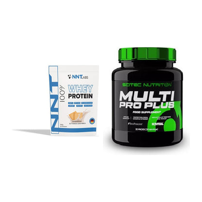 Basis-Set: NNT Whey + Scitec Multi Pro Plus 30 Packs – alle enthaltenen Artikel