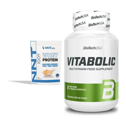 Basis-Set: NNT Whey + BioTech Vitabolic 30 Tabl. – alle enthaltenen Artikel