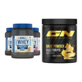 Basis-Set: Applied Nutrition Critical Whey + GN Base Powder – alle enthaltenen Artikel