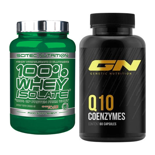 Basis-Set: Scitec Whey Isolate + GN Q10 Health Line – alle enthaltenen Artikel