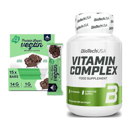 Basis-Set: Multipower Vegan Protein + BioTech Vitamin Complex – alle enthaltenen Artikel