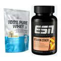 Basis-Set: BioTech 100% Pure Whey + ESN Vitamin Stack – alle enthaltenen Artikel