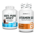 Basis-Set: BioTech 100% Pure Whey + BioTech Vitamin D3 – alle enthaltenen Artikel
