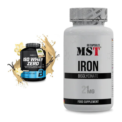 Basis-Set: BioTech Iso Whey Zero + MST Iron Bisglycinate – alle enthaltenen Artikel