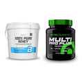 Basis-Set: BioTech 100% Pure Whey + Scitec Multi Pro Plus 30 Packs – alle enthaltenen Artikel