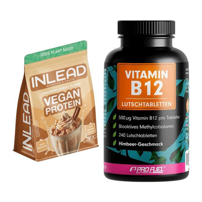 Basis-Set: INLEAD Vegan Protein + ProFuel Vitamin B12 240 – alle enthaltenen Artikel